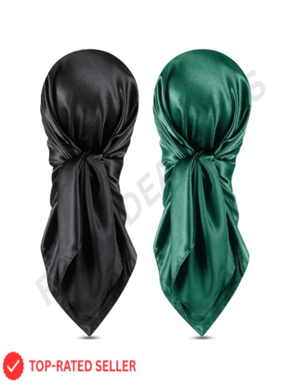 SATINIOR 2 Pcs 35 Inch Silky Head Scarf